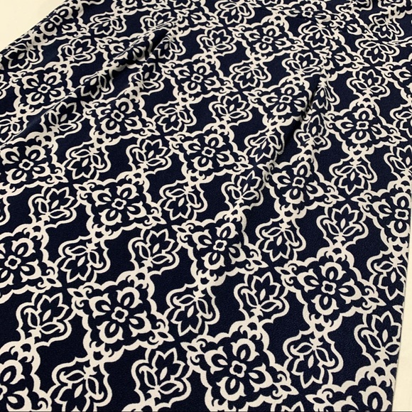 Charter Club  Petite Navy & White Dress w/Belt - Picture 5 of 13